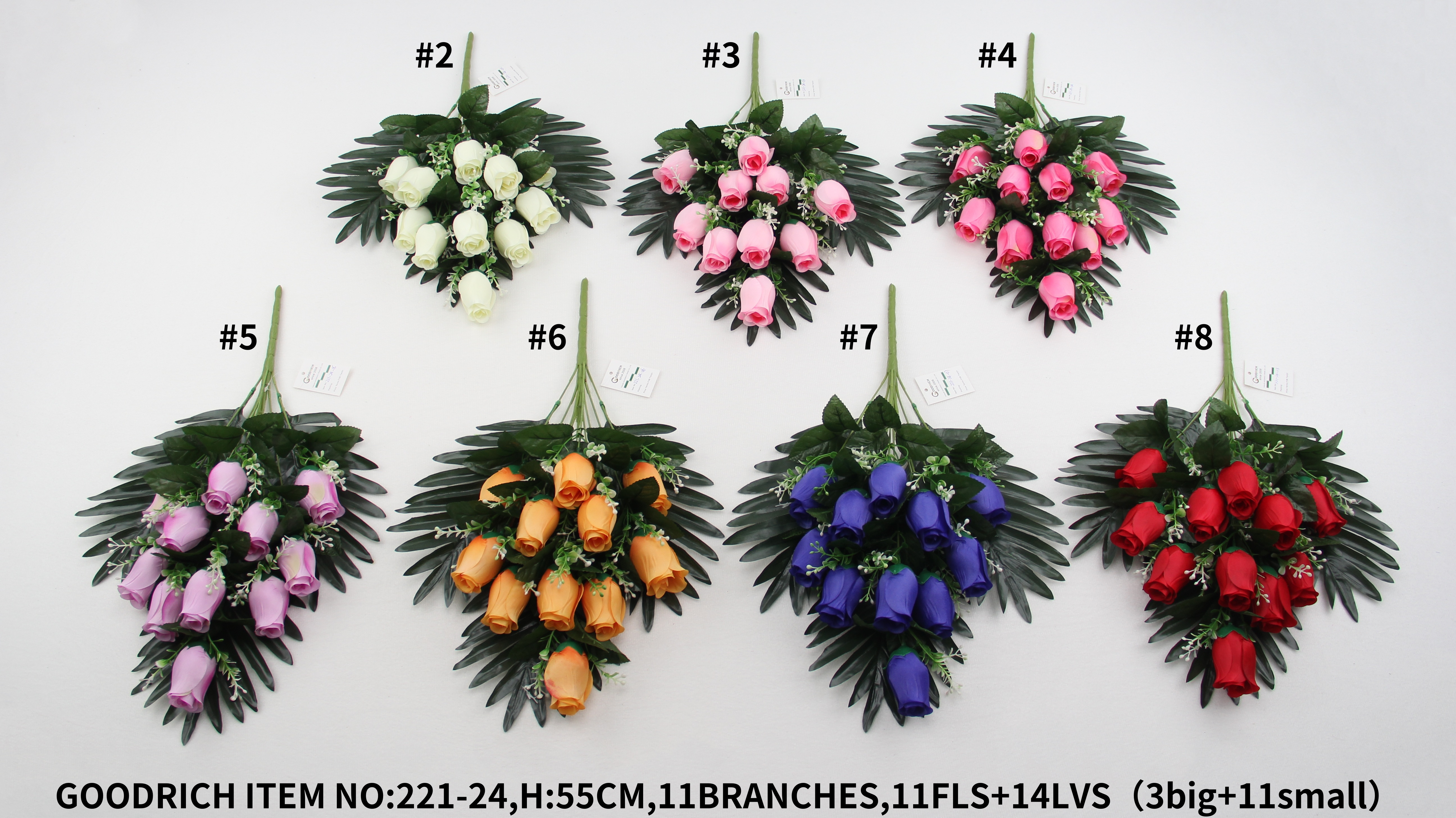 Memorial flowers 221-24